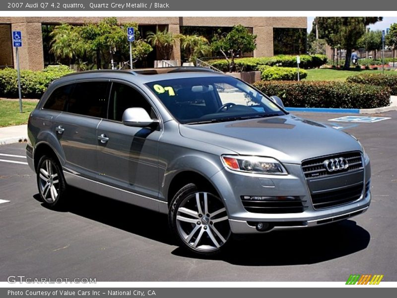 Quartz Grey Metallic / Black 2007 Audi Q7 4.2 quattro