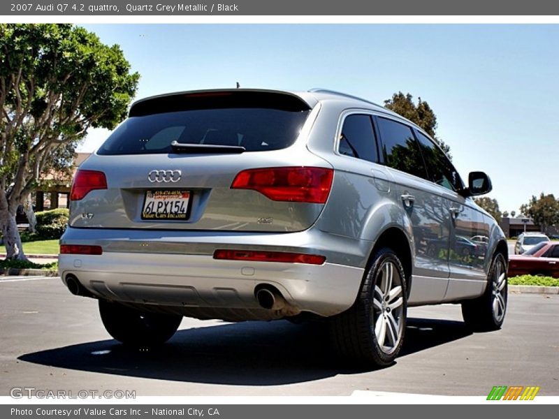 Quartz Grey Metallic / Black 2007 Audi Q7 4.2 quattro