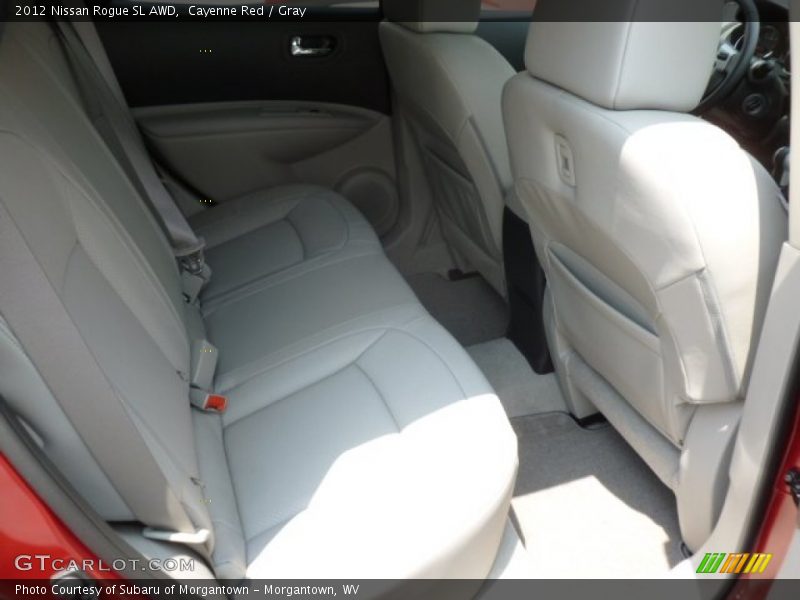 Cayenne Red / Gray 2012 Nissan Rogue SL AWD