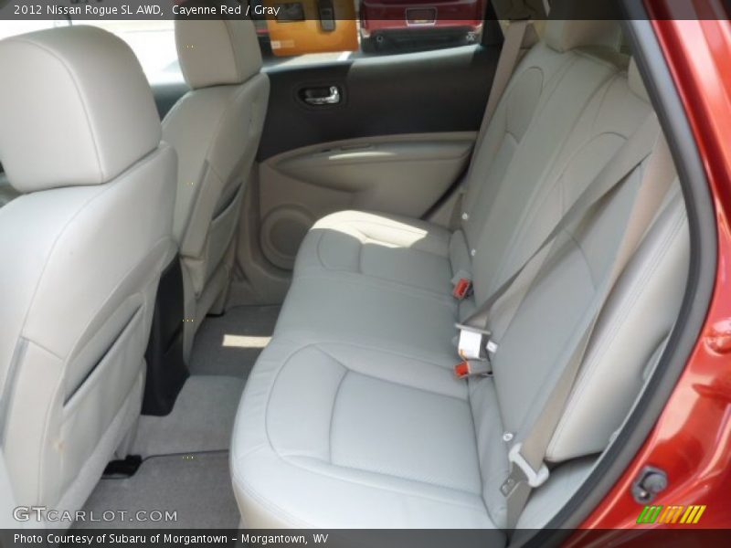 Cayenne Red / Gray 2012 Nissan Rogue SL AWD