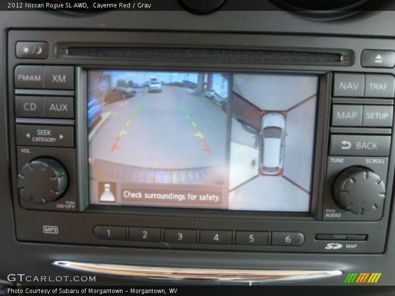 Cayenne Red / Gray 2012 Nissan Rogue SL AWD