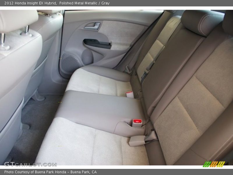 Rear Seat of 2012 Insight EX Hybrid