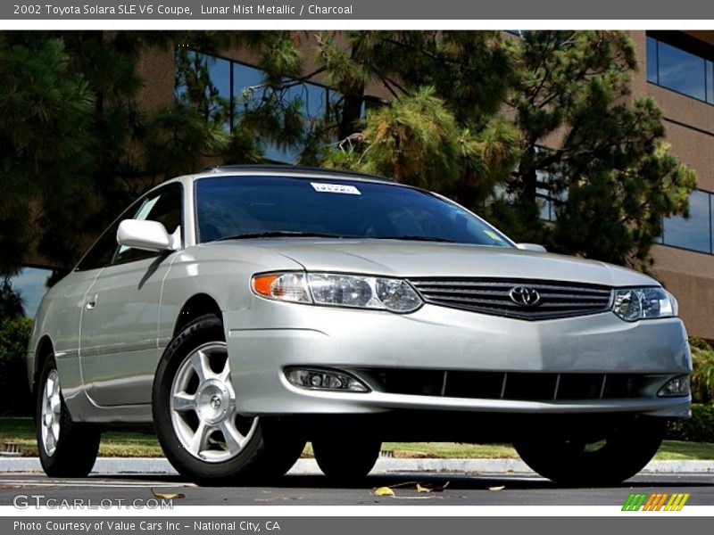 Lunar Mist Metallic / Charcoal 2002 Toyota Solara SLE V6 Coupe