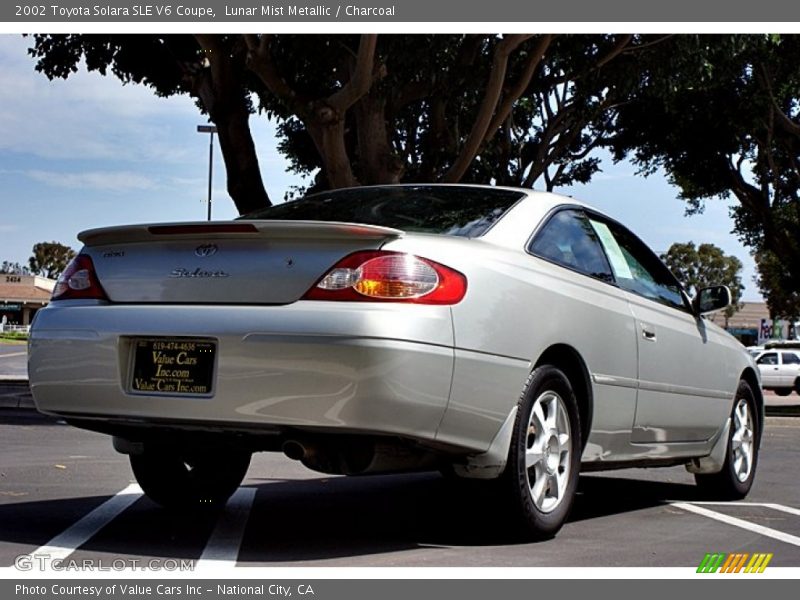 Lunar Mist Metallic / Charcoal 2002 Toyota Solara SLE V6 Coupe