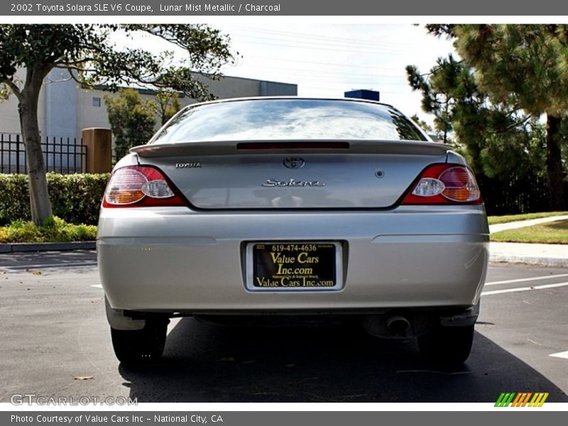 Lunar Mist Metallic / Charcoal 2002 Toyota Solara SLE V6 Coupe