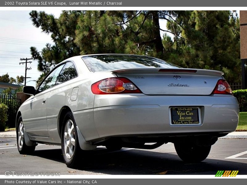 Lunar Mist Metallic / Charcoal 2002 Toyota Solara SLE V6 Coupe
