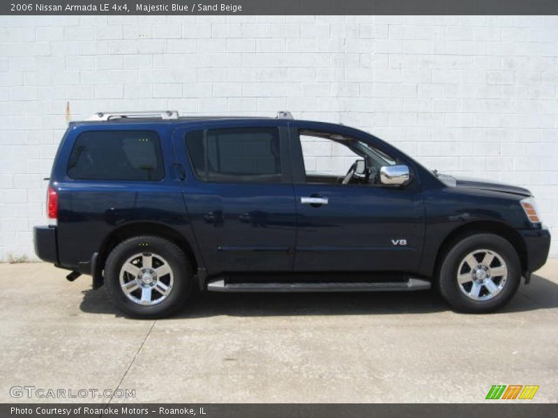 Majestic Blue / Sand Beige 2006 Nissan Armada LE 4x4
