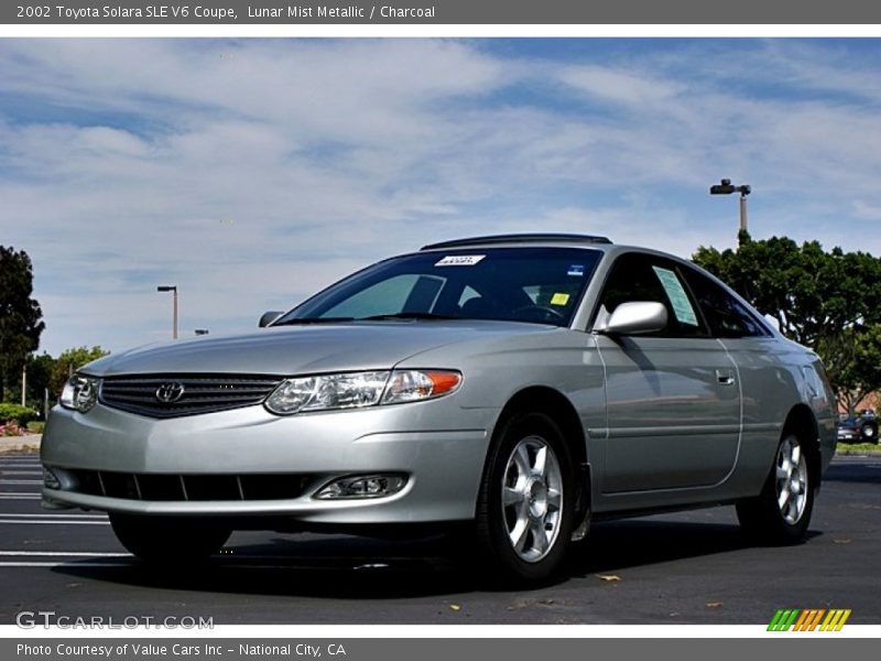 Lunar Mist Metallic / Charcoal 2002 Toyota Solara SLE V6 Coupe