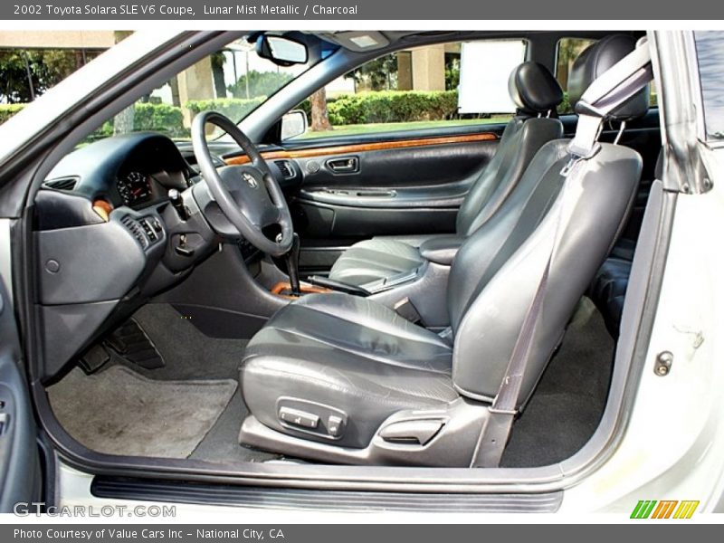  2002 Solara SLE V6 Coupe Charcoal Interior