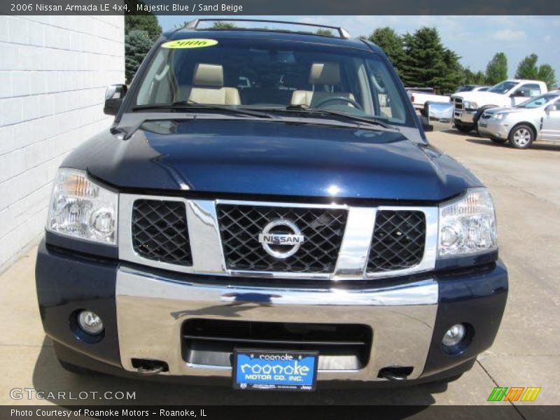 Majestic Blue / Sand Beige 2006 Nissan Armada LE 4x4