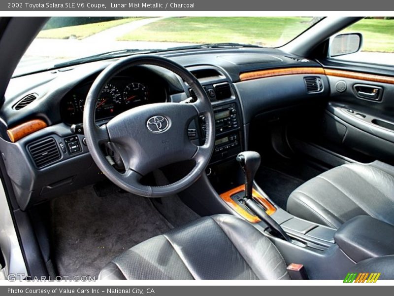 Charcoal Interior - 2002 Solara SLE V6 Coupe 