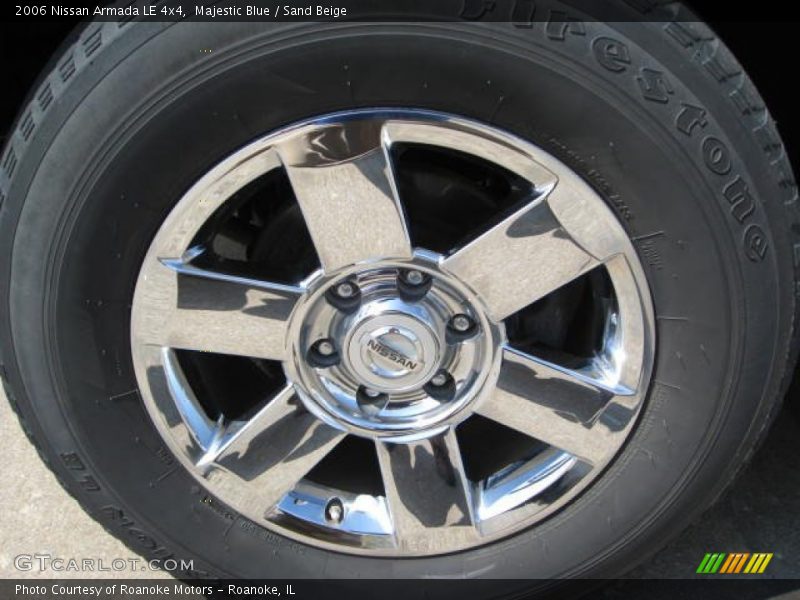 Majestic Blue / Sand Beige 2006 Nissan Armada LE 4x4