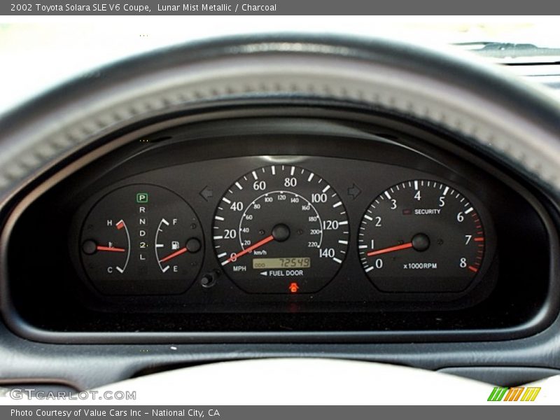  2002 Solara SLE V6 Coupe SLE V6 Coupe Gauges