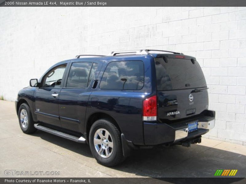 Majestic Blue / Sand Beige 2006 Nissan Armada LE 4x4