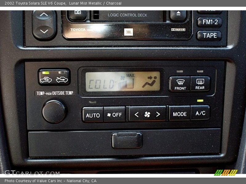 Controls of 2002 Solara SLE V6 Coupe