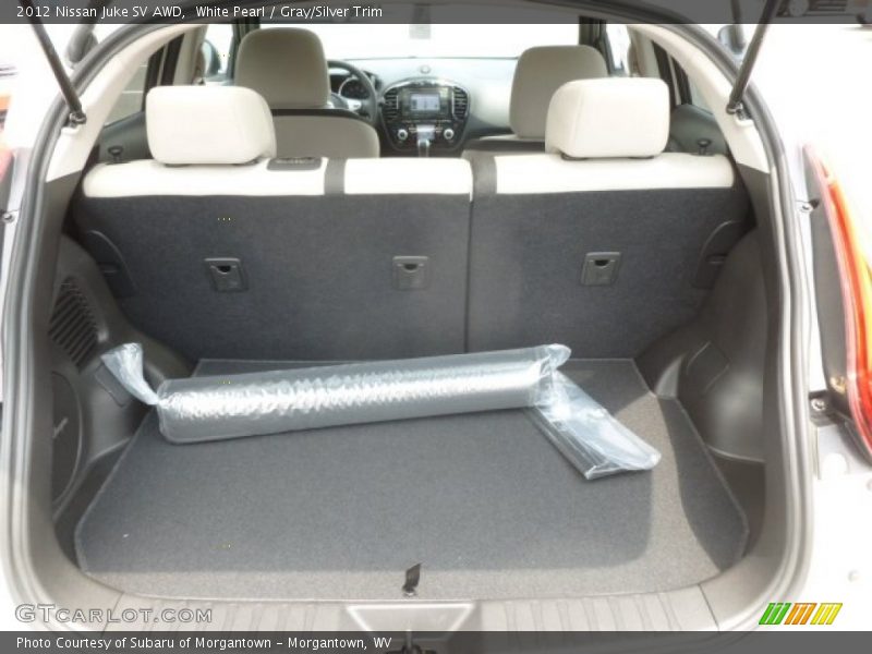 White Pearl / Gray/Silver Trim 2012 Nissan Juke SV AWD