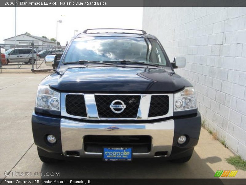 Majestic Blue / Sand Beige 2006 Nissan Armada LE 4x4