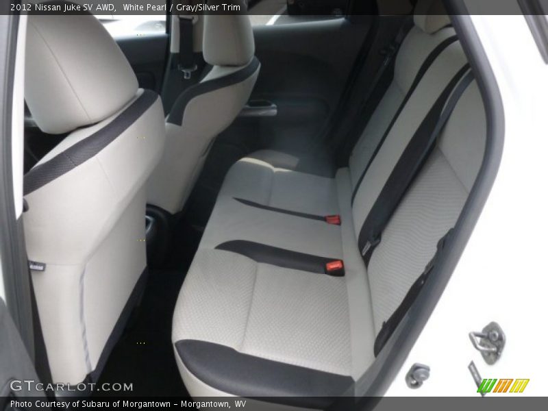 White Pearl / Gray/Silver Trim 2012 Nissan Juke SV AWD