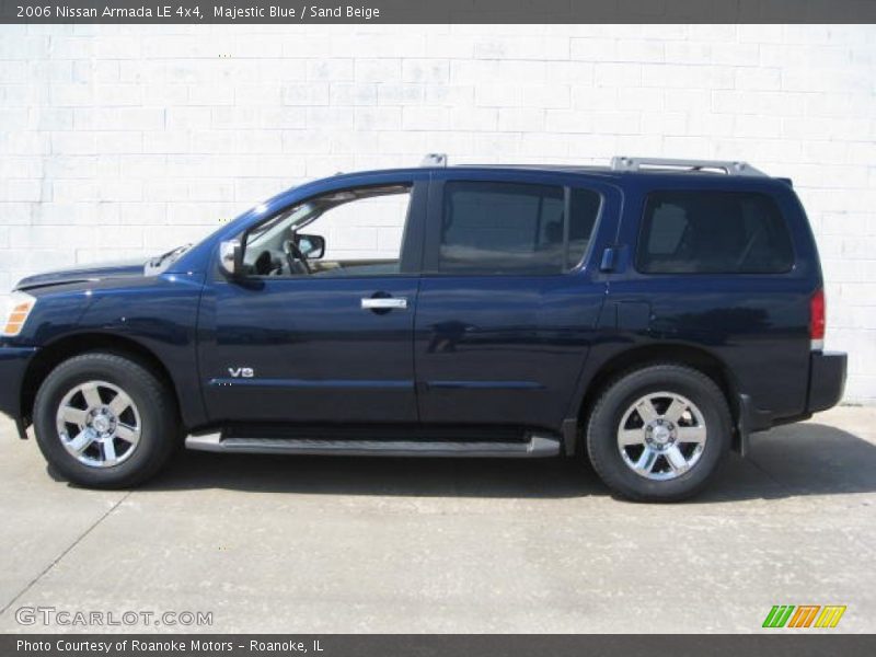 Majestic Blue / Sand Beige 2006 Nissan Armada LE 4x4