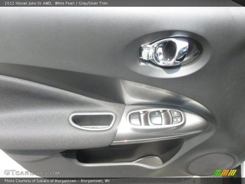 White Pearl / Gray/Silver Trim 2012 Nissan Juke SV AWD