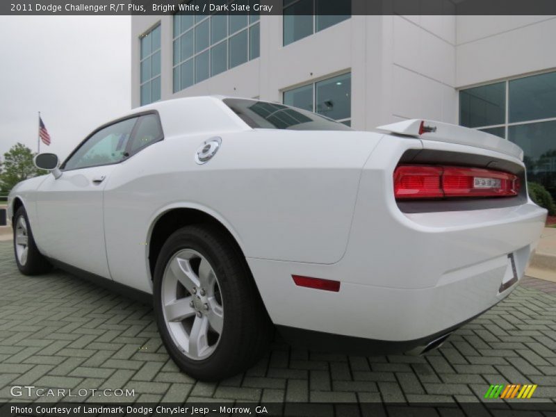 Bright White / Dark Slate Gray 2011 Dodge Challenger R/T Plus