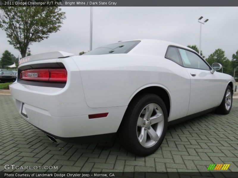 Bright White / Dark Slate Gray 2011 Dodge Challenger R/T Plus