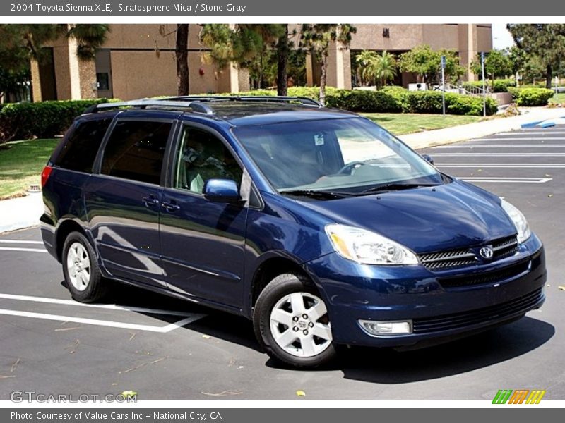 Stratosphere Mica / Stone Gray 2004 Toyota Sienna XLE
