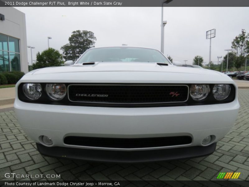 Bright White / Dark Slate Gray 2011 Dodge Challenger R/T Plus