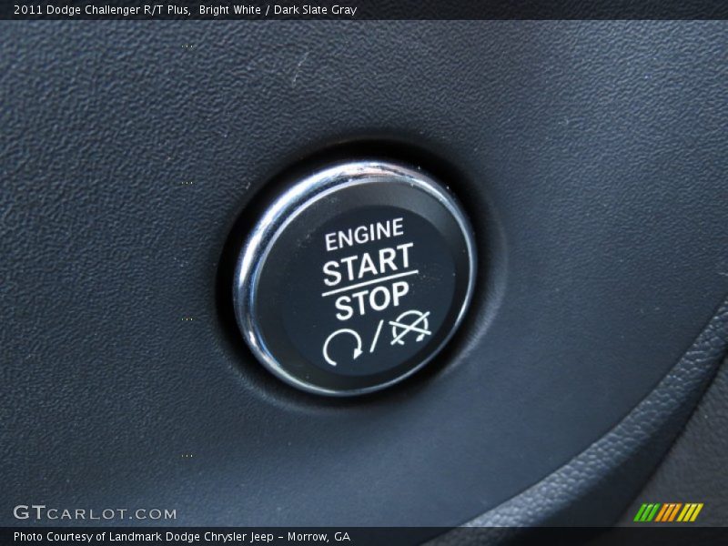 Bright White / Dark Slate Gray 2011 Dodge Challenger R/T Plus