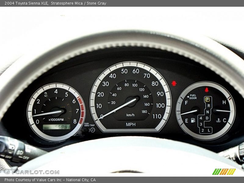 Stratosphere Mica / Stone Gray 2004 Toyota Sienna XLE