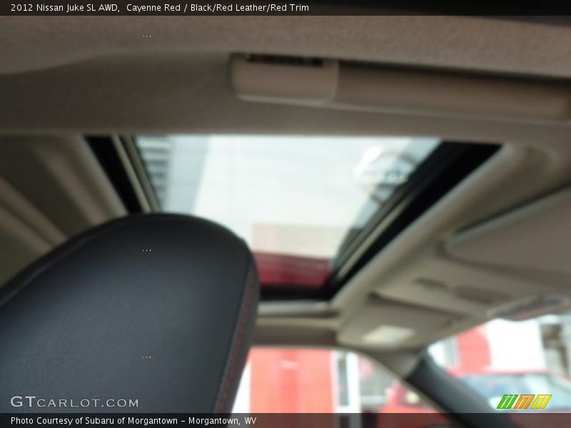 Cayenne Red / Black/Red Leather/Red Trim 2012 Nissan Juke SL AWD