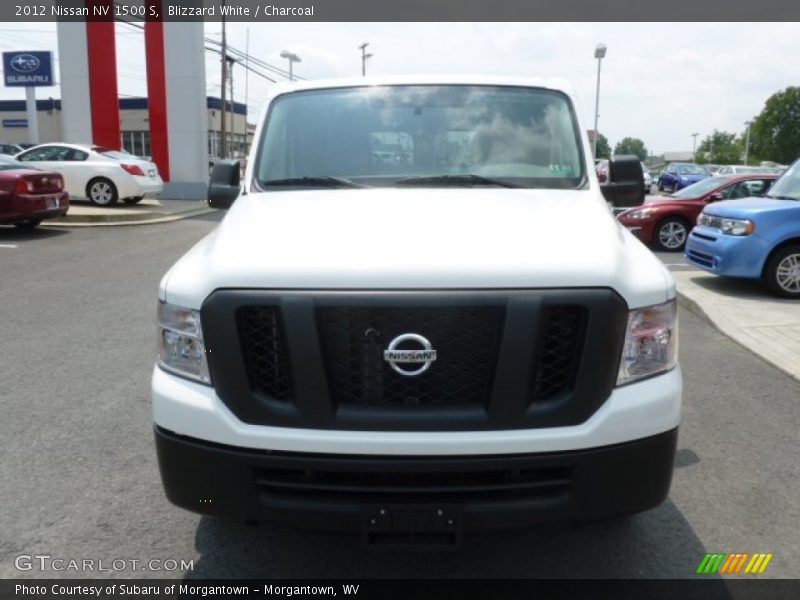 Blizzard White / Charcoal 2012 Nissan NV 1500 S