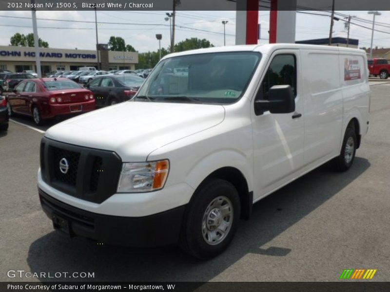 Blizzard White / Charcoal 2012 Nissan NV 1500 S