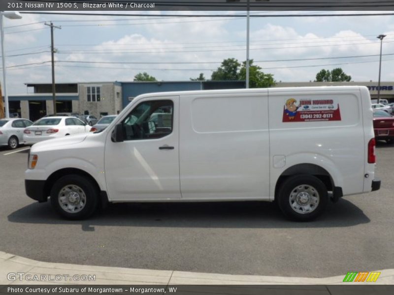 Blizzard White / Charcoal 2012 Nissan NV 1500 S