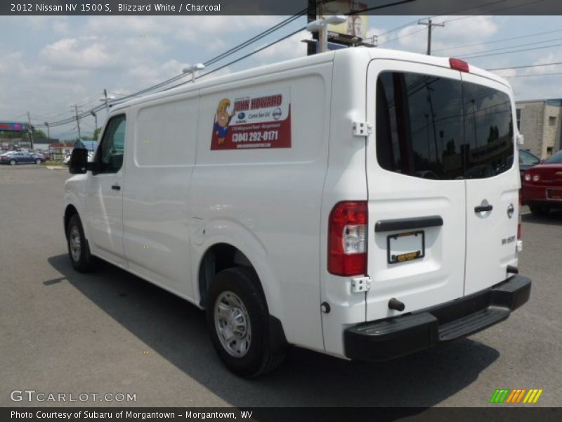 Blizzard White / Charcoal 2012 Nissan NV 1500 S