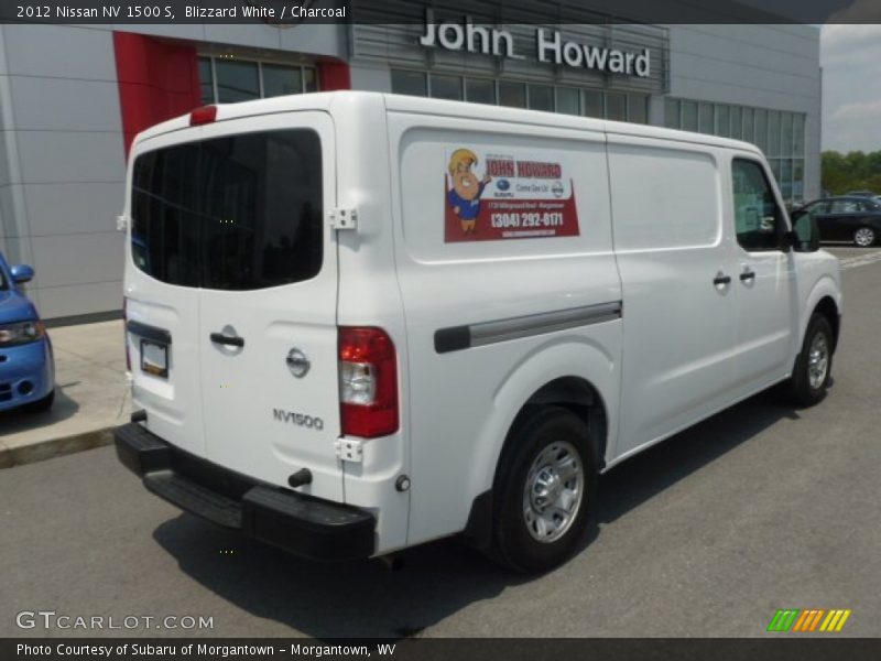 Blizzard White / Charcoal 2012 Nissan NV 1500 S