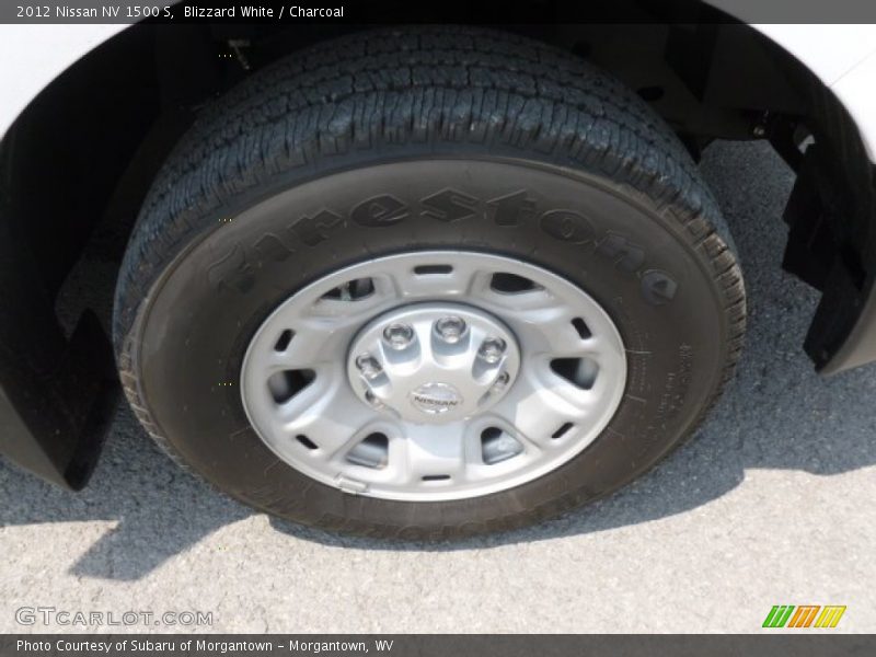 Blizzard White / Charcoal 2012 Nissan NV 1500 S
