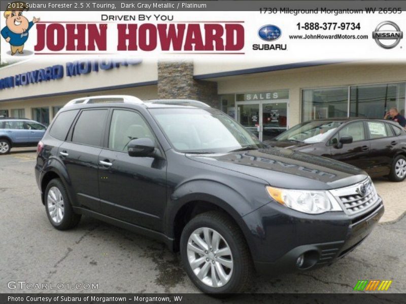 Dark Gray Metallic / Platinum 2012 Subaru Forester 2.5 X Touring