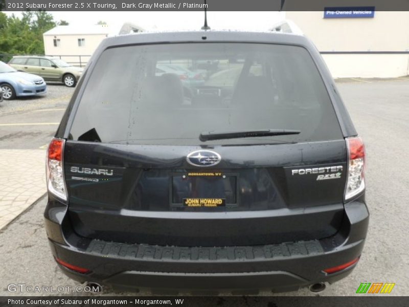 Dark Gray Metallic / Platinum 2012 Subaru Forester 2.5 X Touring