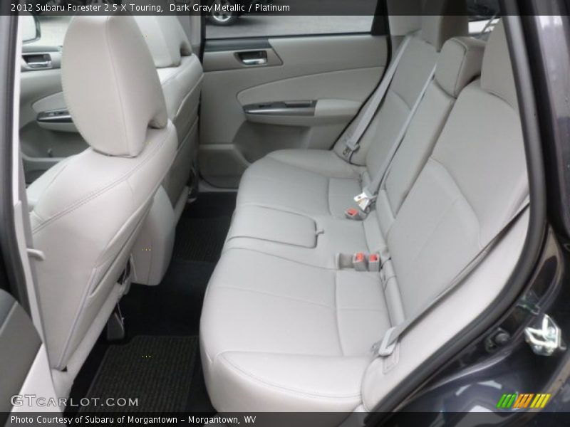 Rear Seat of 2012 Forester 2.5 X Touring