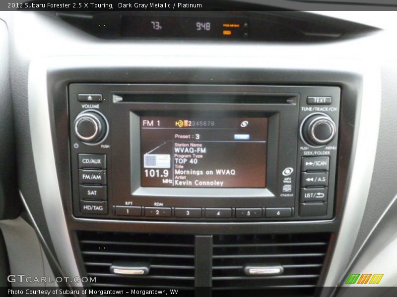 Controls of 2012 Forester 2.5 X Touring