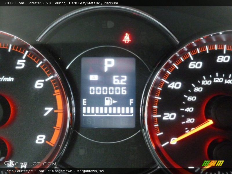 Dark Gray Metallic / Platinum 2012 Subaru Forester 2.5 X Touring