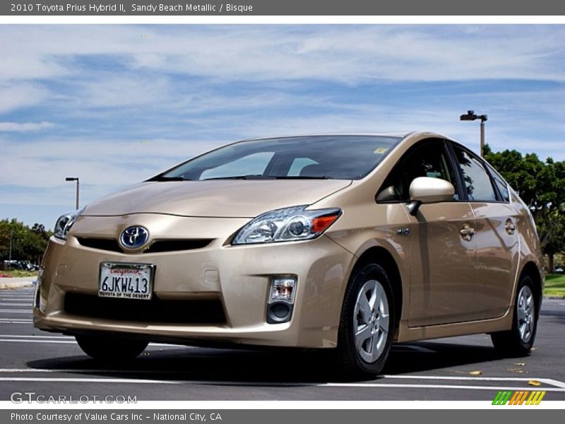 Sandy Beach Metallic / Bisque 2010 Toyota Prius Hybrid II