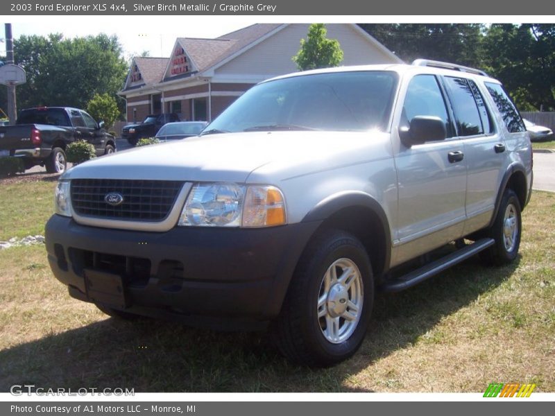 Silver Birch Metallic / Graphite Grey 2003 Ford Explorer XLS 4x4