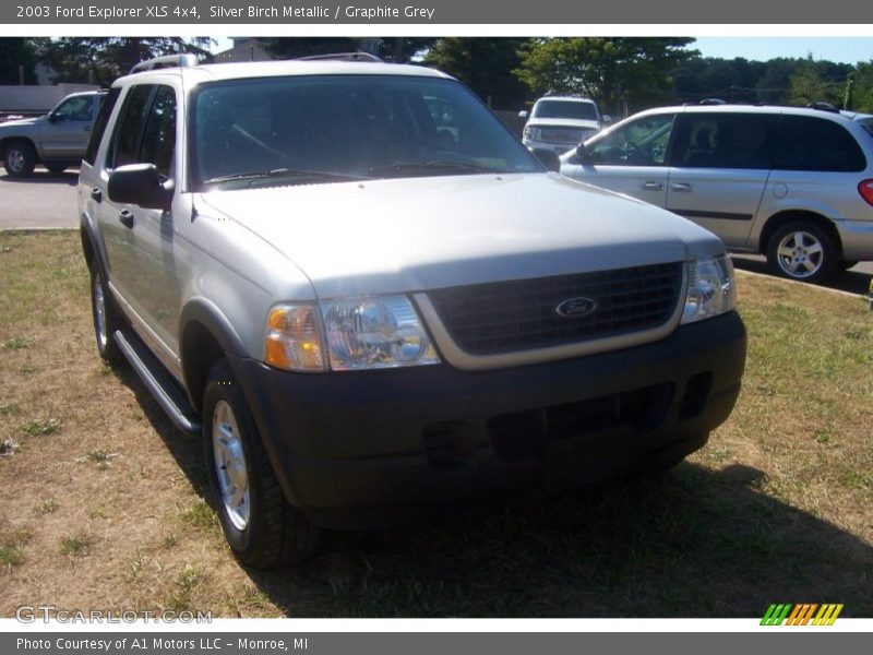 Silver Birch Metallic / Graphite Grey 2003 Ford Explorer XLS 4x4