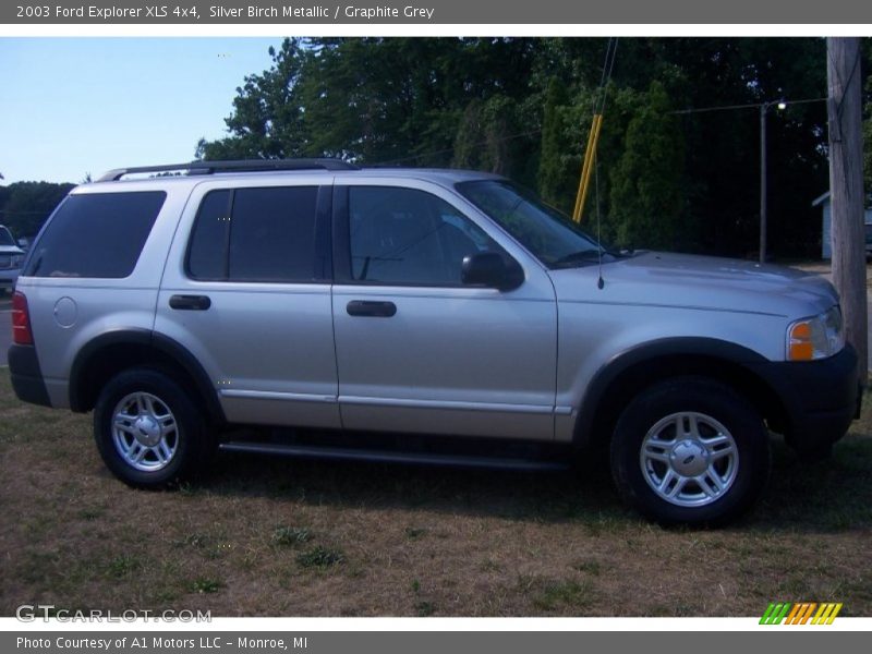 Silver Birch Metallic / Graphite Grey 2003 Ford Explorer XLS 4x4