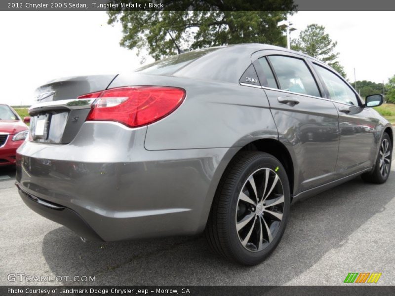 Tungsten Metallic / Black 2012 Chrysler 200 S Sedan