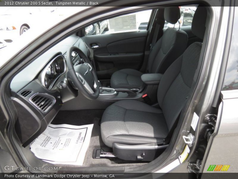 Tungsten Metallic / Black 2012 Chrysler 200 S Sedan
