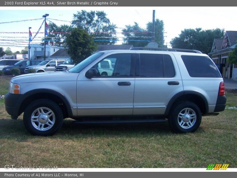 Silver Birch Metallic / Graphite Grey 2003 Ford Explorer XLS 4x4
