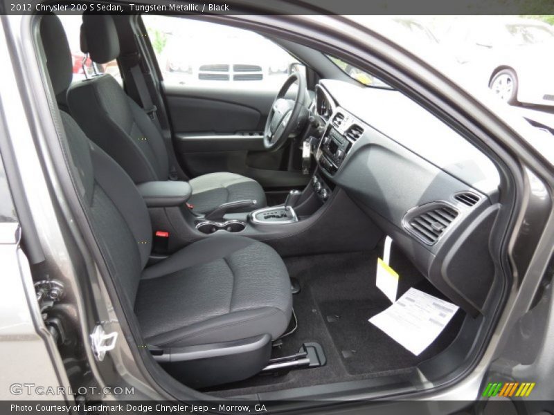 Tungsten Metallic / Black 2012 Chrysler 200 S Sedan